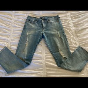 Gap Always Skinny Distressed Ankle Jeans size 30